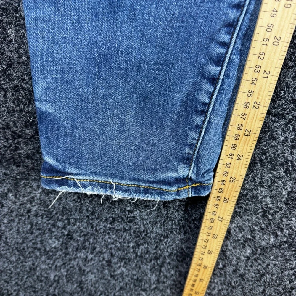 Judy Blue Boyfriend Fit Jeans Medium Wash Raw Hem JB82277MD Size 9/29